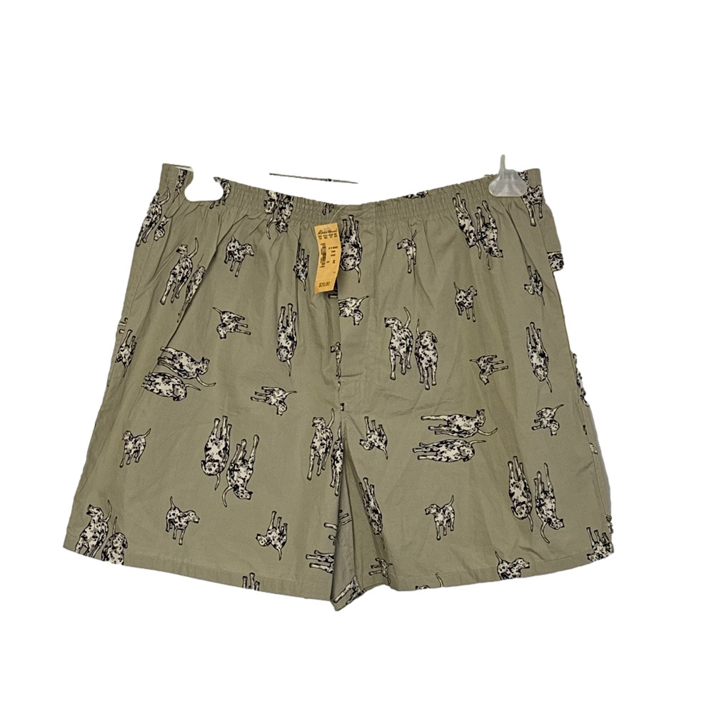 New with tags - Eddie Bauer - Dalmatian Men's boxer short. Size: XL